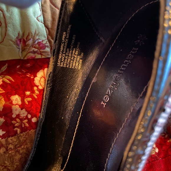 Naturalizer Shoes Plaid Patent Heels Haylee 7.5 - Picture 5 of 5